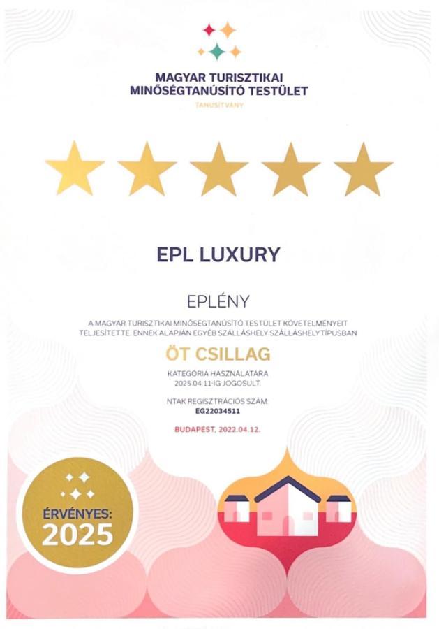 Epl Luxury Apartment Eplény Exterior foto